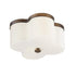 Maxim Clover Flush Mount in Antique Bronze Finish Model: 12240WTANB