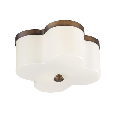Maxim Clover Flush Mount in Antique Bronze Finish Model: 12240WTANB