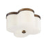 Maxim Clover Flush Mount in Antique Bronze Finish Model: 12240WTANB