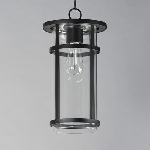 Maxim Clyde Vivex Outdoor Pendant in Black Finish Model: 40629CLBK