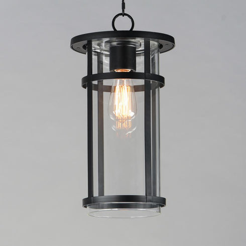 Maxim Clyde Vivex Outdoor Pendant in Black Finish Model: 40629CLBK