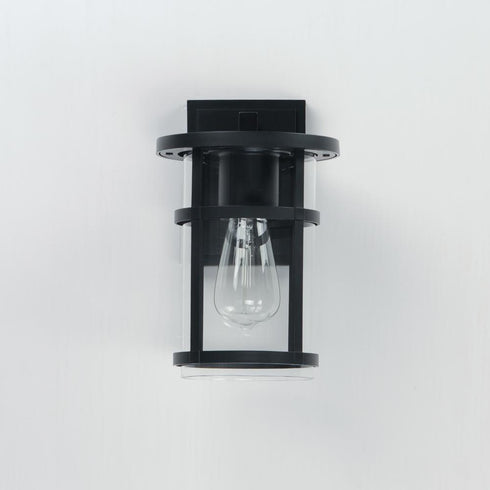 Maxim Clyde Vivex Outdoor Wall Mount in Black Finish Model: 40622CLBK