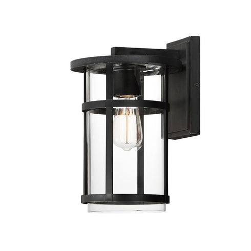 Maxim Clyde Vivex Outdoor Wall Mount in Black Finish Model: 40623CLBK
