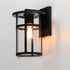 Maxim Clyde Vivex Outdoor Wall Mount in Black Finish Model: 40623CLBK