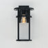 Maxim Clyde Vivex Outdoor Wall Mount in Black Finish Model: 40625CLBK