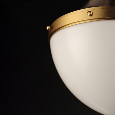 Maxim Conrad Single Pendant in Satin Nickel / Satin Brass Finish Model: 10384WTSNSBR
