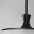 Maxim Copacabana Single Pendant in Black Finish Model: 12443CLFTBK