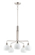 Maxim Coraline Chandelier in Bronze Satin Brass Finish Model: 11277SWBZSBR