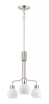 Maxim Coraline Chandelier in Satin Nickel Finish Model: 11276SWSN