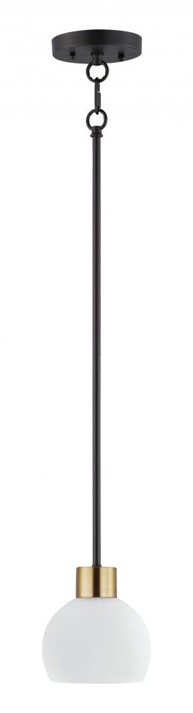 Maxim Coraline Mini Pendant in Bronze Satin Brass Finish Model: 91270SWBZSBR