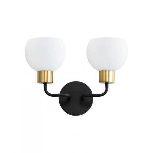 Maxim Coraline Wall Sconce in Bronze Satin Brass Finish Model: 11272SWBZSBR