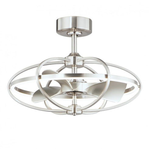 Maxim Corona Fan Fandelight in Satin Nickel Finish Model: 61002SN