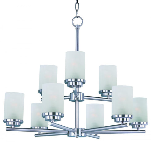 Maxim Corona Multi Tier Chandelier in Black Finish Model: 10206CLBK