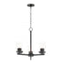 Maxim Corona Single Tier Chandelier in Black Finish Model: 10203CLBK