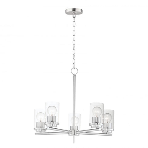 Maxim Corona Single Tier Chandelier in Black Finish Model: 10205CLBK