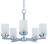 Maxim Corona Single Tier Chandelier in Black Finish Model: 10205CLBK