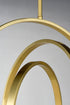 Maxim Coronet Single Pendant in Satin Brass Finish Model: 26056SWSBR