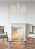 Maxim Crosby Chandelier in Satin Brass Finish Model: 11475CRSBR