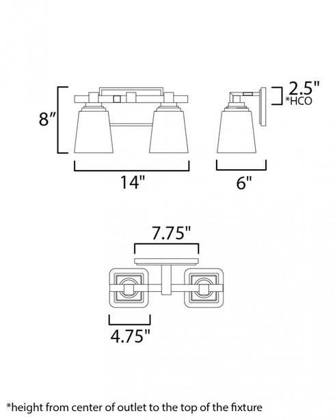 Maxim Cubos Bath Vanity in Satin Nickel Finish Model: 21382CLSN