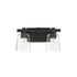 Maxim Cubos Wall Sconce in Black Finish Model: 21382CLBK