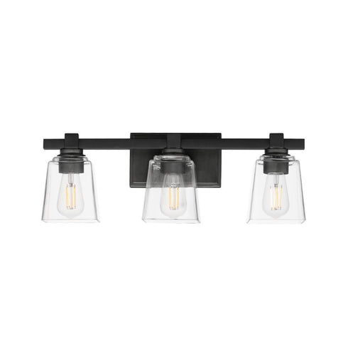 Maxim Cubos Wall Sconce in Black Finish Model: 21383CLBK