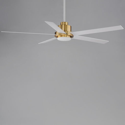 Maxim Daisy Indoor Ceiling Fan in Natural Aged Brass Finish Model: 88826WTNAB