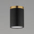 Maxim Dapper Semi Flush Mount in Black Antique Brass Finish Model: 59700WTBKAB
