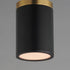 Maxim Dapper Semi Flush Mount in Black Antique Brass Finish Model: 59700WTBKAB