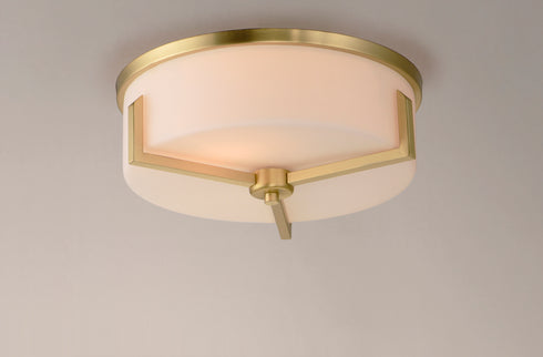Maxim Dart Flush Mount in Satin Brass Finish Model: 21280SWSBR