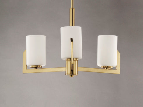 Maxim Dart Mini Chandelier in Satin Brass Finish Model: 21285SWSBR