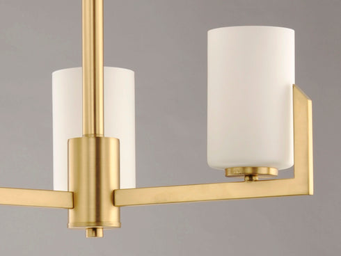 Maxim Dart Mini Chandelier in Satin Brass Finish Model: 21285SWSBR