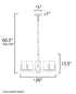 Maxim Dart Single Tier Chandelier in Satin Brass Finish Model: 21286SWSBR