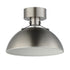 Maxim Dawn Semi Flush Mount in Antique Brass / Black Finish Model: 12040ABBK