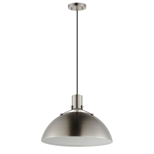 Maxim Dawn Single Pendant in Antique Brass / Black Finish Model: 12045ABBK