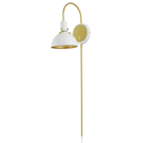Maxim Dawn Wall Sconce in Antique Brass / Black Finish Model: 12041ABBK