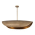 Maxim Denarii Linear Pendant in Natural Gold Finish Model: 31268NG