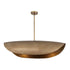 Maxim Denarii Linear Pendant in Natural Gold Finish Model: 31268NG
