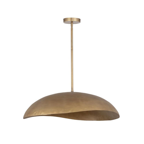 Maxim Denarii Single Pendant in Natural Gold Finish Model: 31262NG