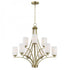 Maxim Deven Multi Tier Chandelier in Black Finish Model: 20036SWBK