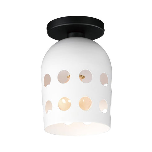 Maxim Dottie Flush Mount in Black Finish Model: 21240WTBK