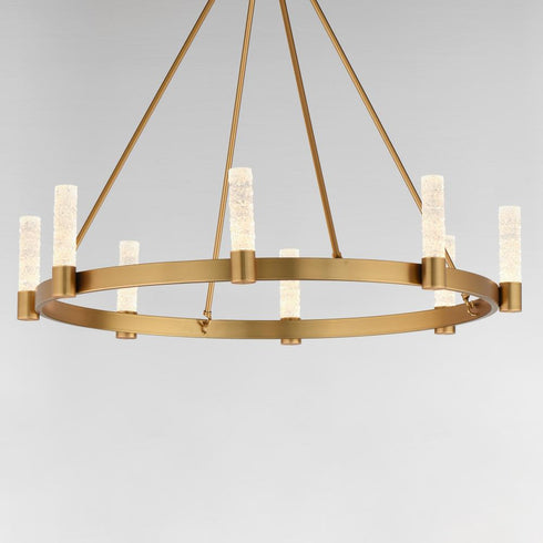 Maxim Duchess Chandelier in Natural Aged Brass Finish Model: 38446IBNAB