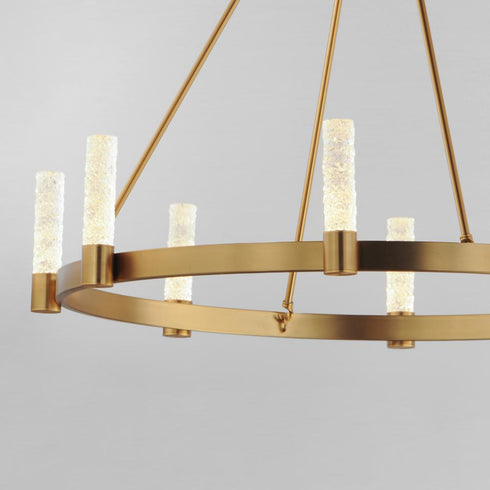 Maxim Duchess Chandelier in Natural Aged Brass Finish Model: 38446IBNAB
