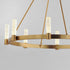 Maxim Duchess Chandelier in Natural Aged Brass Finish Model: 38446IBNAB