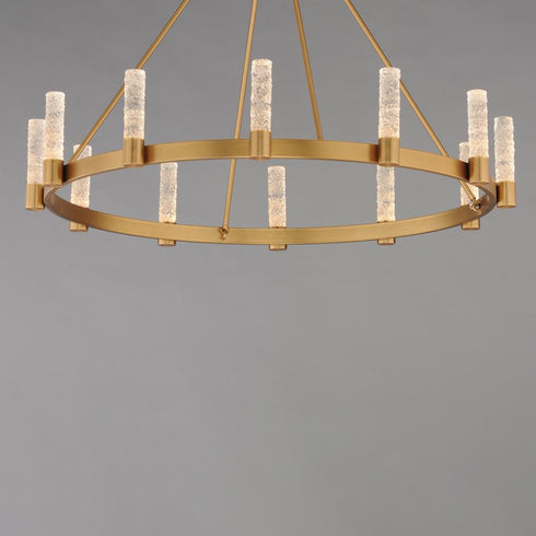 Maxim Duchess Chandelier in Natural Aged Brass Finish Model: 38448IBNAB