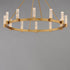 Maxim Duchess Chandelier in Natural Aged Brass Finish Model: 38448IBNAB