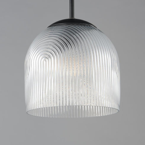 Maxim Dune Single Pendant in Black Finish Model: 15121CRBK
