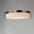 Maxim Duo Flush Mount in Satin Nickel Finish Model: 12284CLSWSN