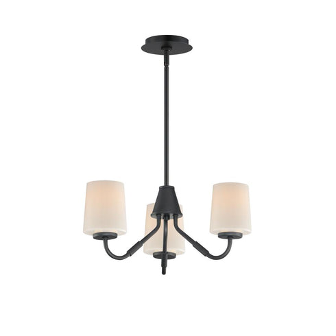 Maxim Durham Mini Chandelier in Black Finish Model: 12695WTBK