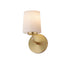 Maxim Durham Wall Sconce in Black Finish Model: 12891WTBK