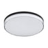 Maxim Edge Flush Mount in Black Finish Model: 59764CLFTBK
